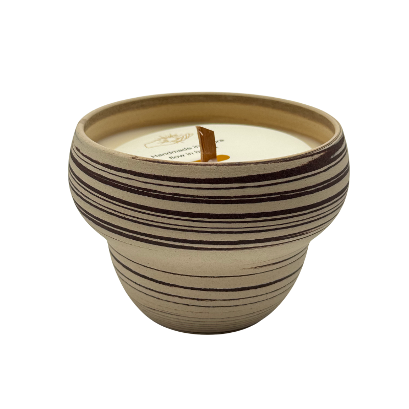 Terracotta Echoes Candle - Gold